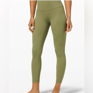 Lululemon - Wunder Under High-rise Tight - 28” Length, Size 6 - Bronze Green